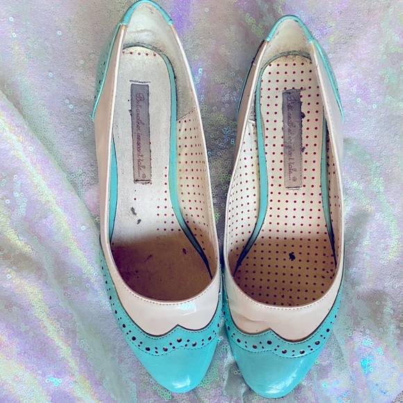 B.A.I.T. Footwear Shoes Bait Ida Heel In Mint 85 Pinup